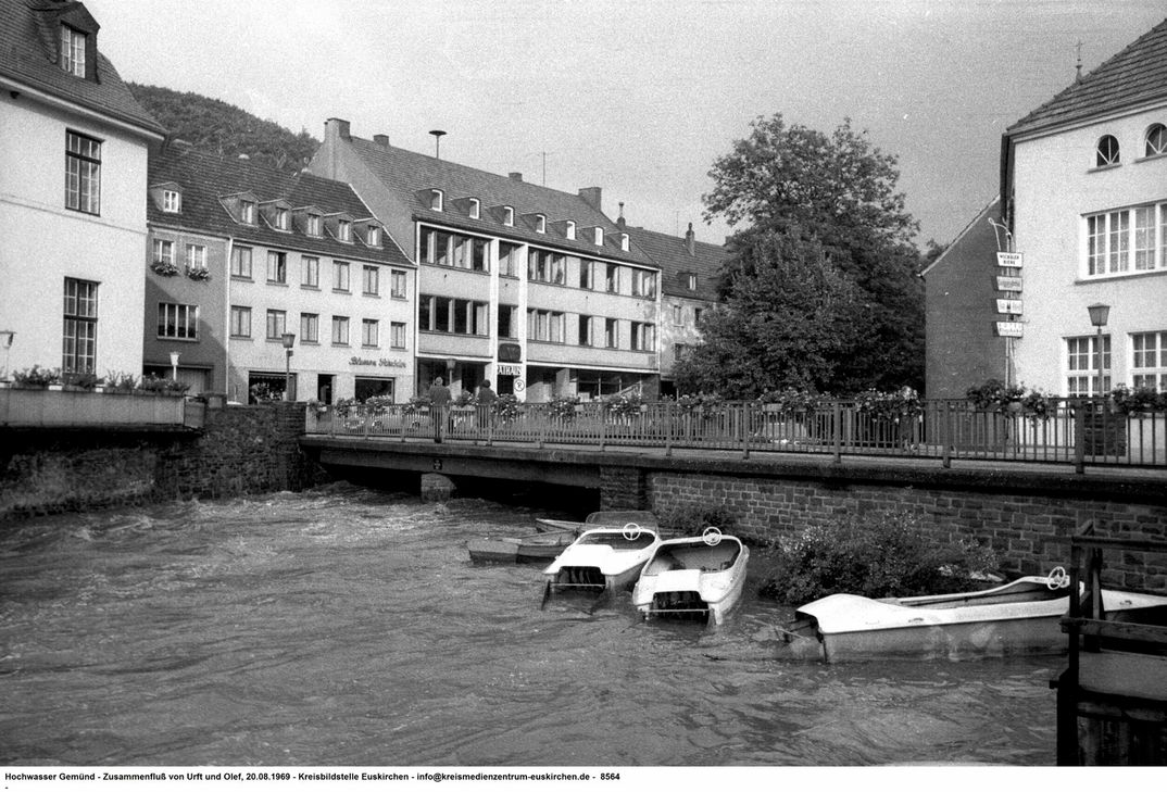 Schleiden-Gemünd: Hochwasser 1969