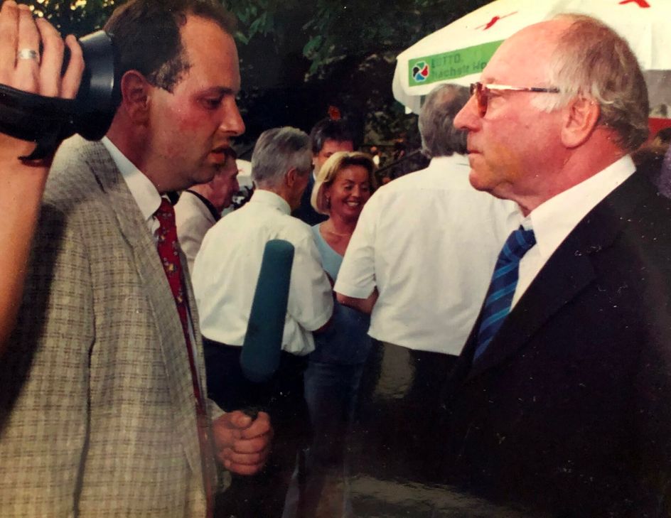 Uwe Seeler im Interview - 1999 anlässlich der Gründung der Fritz Walter-Stiftung in Kobern-Gondorf.