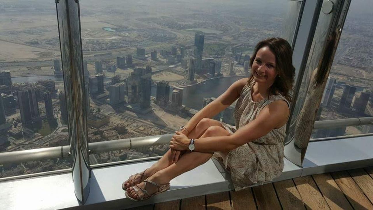 Anna Klering - fast 600 Meter hoch über Dubai: Der Blick aus dem "Burj Khalifa" ist phänomenal.