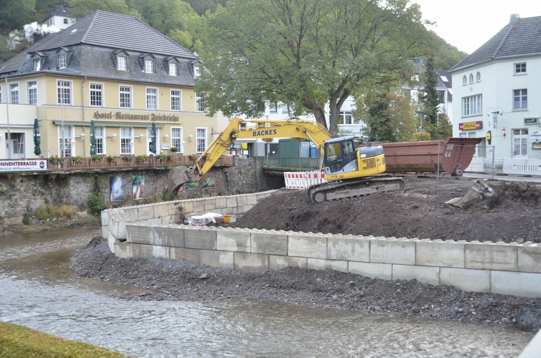 In Gemünd wird der Platz „Am Nepomuk“ umgestaltet. mn-Foto