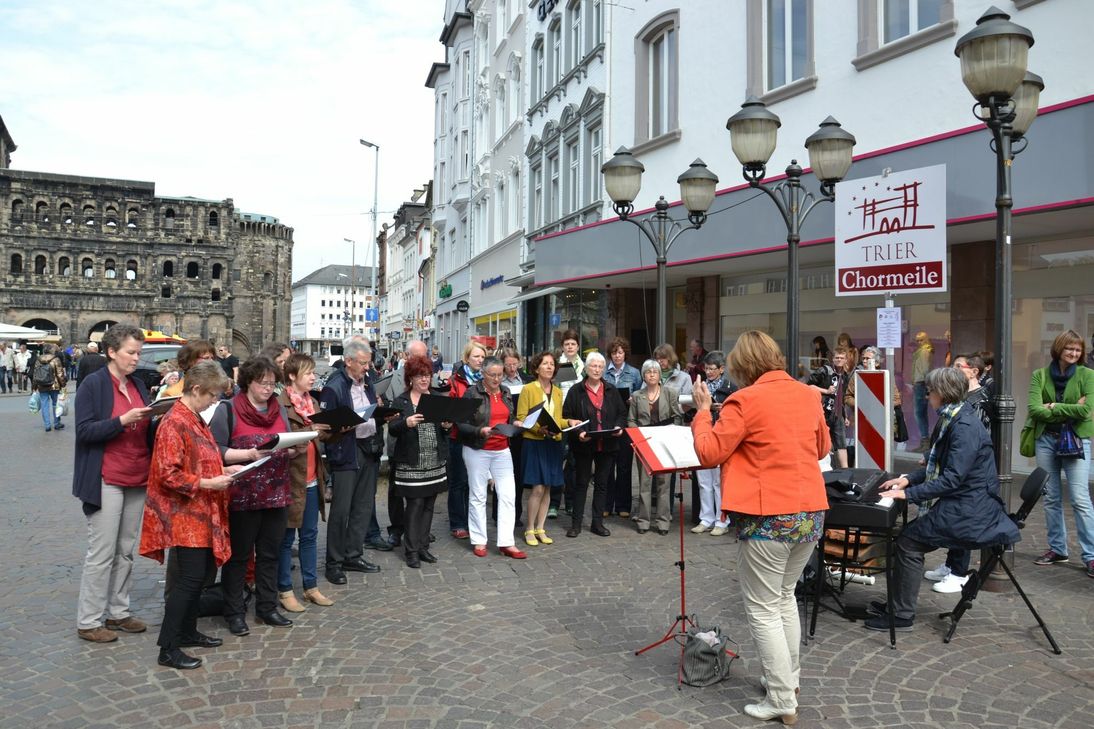 Die Chormeile lockt am 29. April wieder in die Trierer Innenstadt. Foto: FF