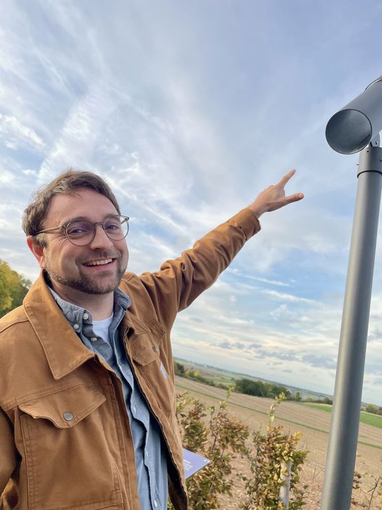 Dominik Hostert ging mit auf die Sternenreise ...