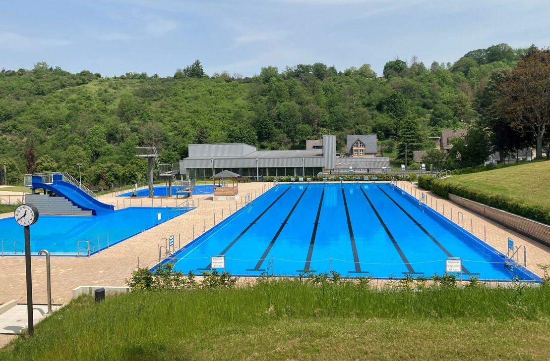 Das Thermalfreibad Boppard.