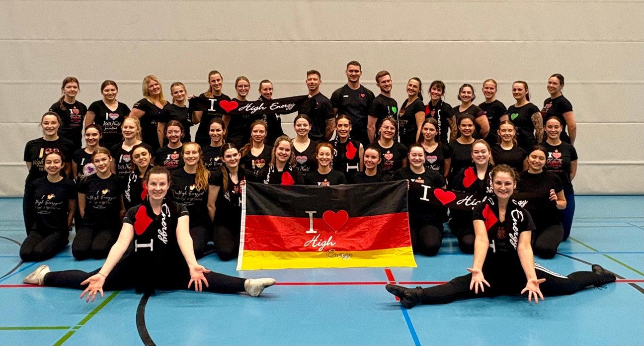 Die Showtanzgruppe High Energy aus Billig freut sich über den Titel des deutschen Vizemeisters.