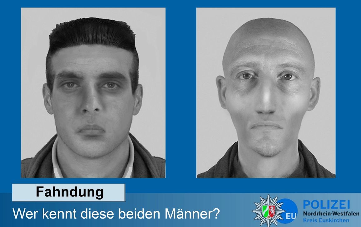 Die Polizei fragt: Wer kennt diese beiden Männer. Foto: Polizei