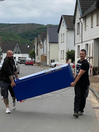 Die Menschen in den betroffenen Gebieten wie Gemünd sind einfach nur dankbar für die große und breite Unterstützung, die sie erfahren.Fotos: Privat