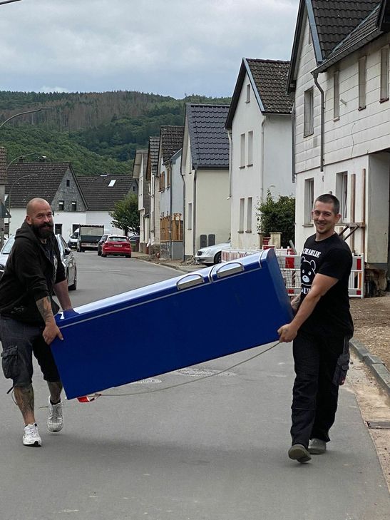 Die Menschen in den betroffenen Gebieten wie Gemünd sind einfach nur dankbar für die große und breite Unterstützung, die sie erfahren.Fotos: Privat