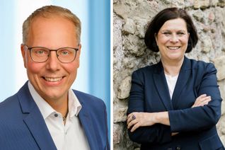 Kerstin Rudat und Peter Müller stehen am Sonntag zur Wahl.