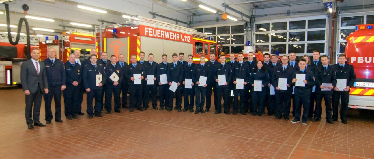 Jahresdienstbesprechung der Feuerwehr Wittlich. Foto: Glenn Zimmer