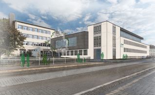 Planunsgansicht des Städtischen Johannes-Sturmius-Gymnasiums.