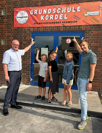 Die Grundschule Kordel ist vorübergehend in Schweich untergebracht