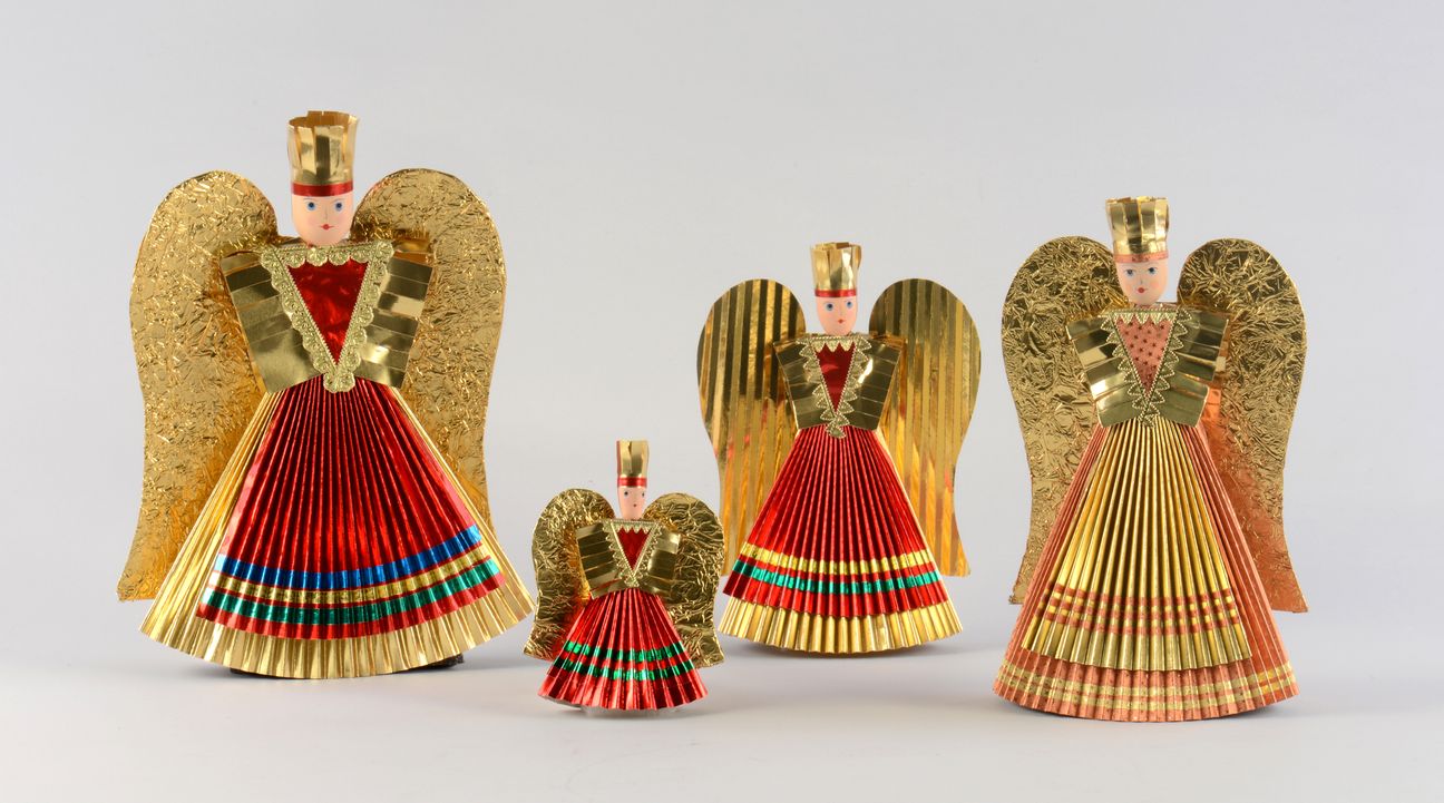 Die Rauschgoldengel stammen aus Nürnberg, angeblich geht die Tradition bis ins 17. Jahrhundert zurück.