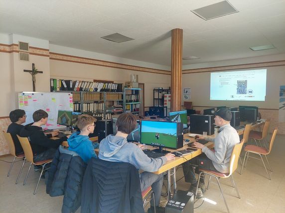 LAN-Party mal anders: Im Gemeindehaus entstanden digitale Ideen für die Zukunft des Dorfes.