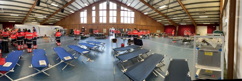 Katastrophenschutzübung in Zerf.