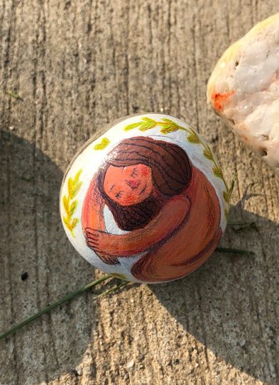 "Happy Stones" am Zurlaubener Ufer in Trier.