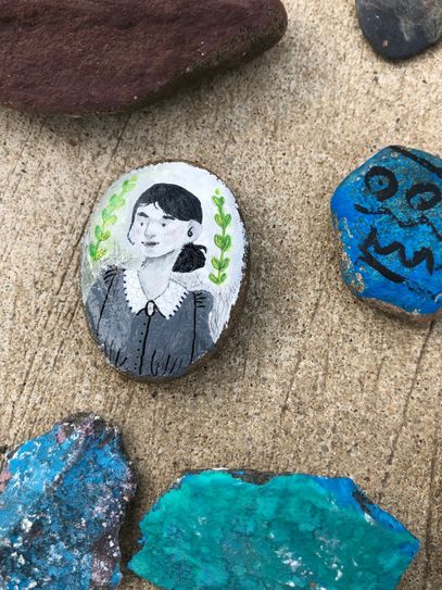 "Happy Stones" am Zurlaubener Ufer in Trier.