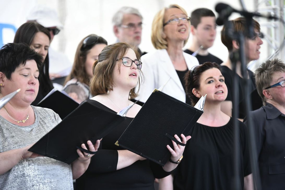 Singen macht Spaß. Die Bewerbungsfrist für die Chormeile am 27. April 2019 endet am 30. November. Foto: Trier Tourismus und Marketing/Alexander Schumitz