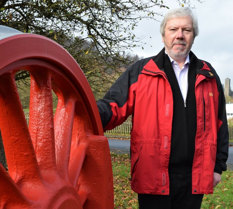 Eisenbahn-Experte Wolfgang Kreckler heute...