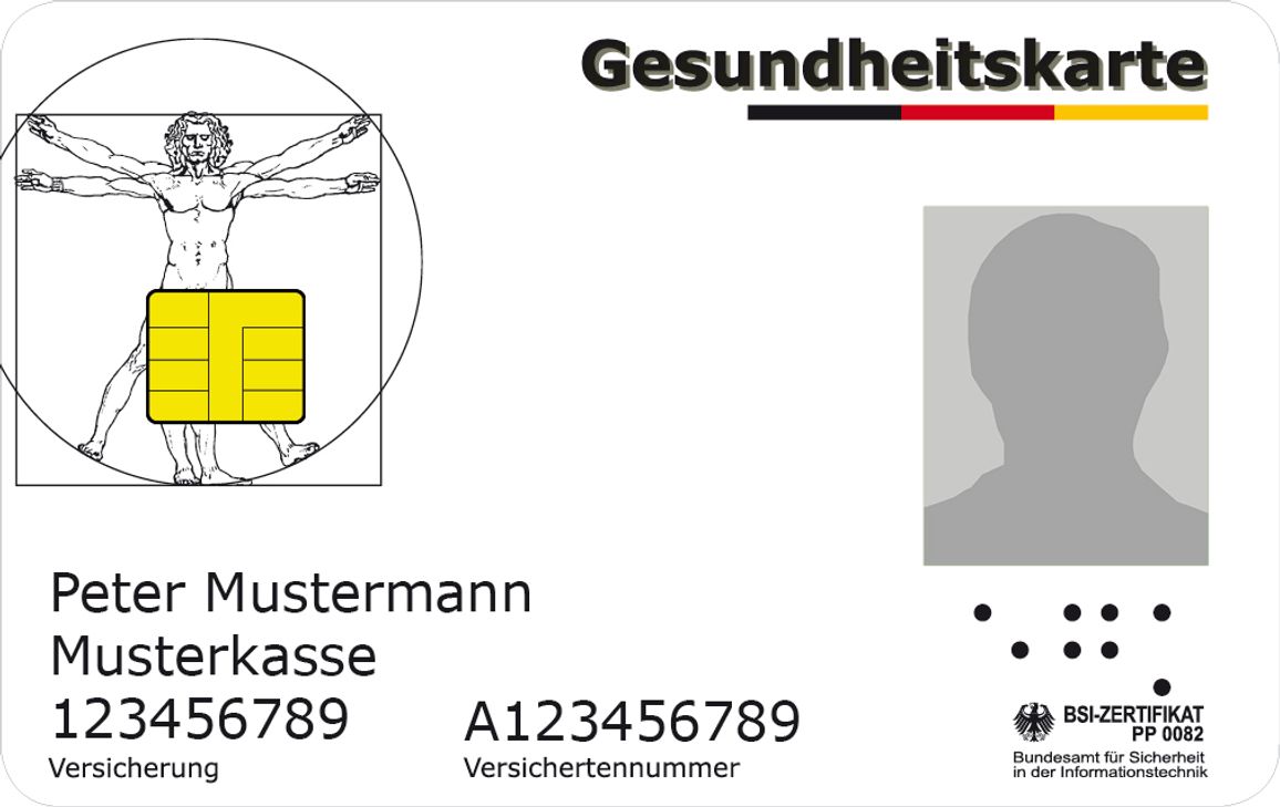 So sieht sie aus, die Gesundheitskarte. Foto: Gematik