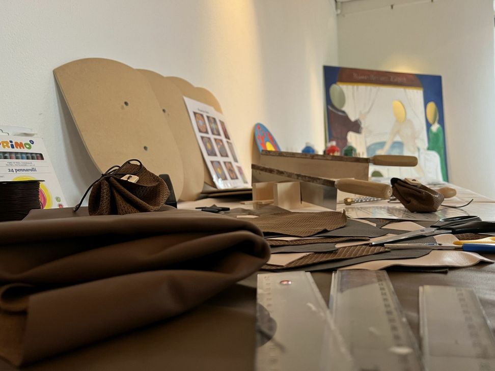 Bastelmaterialien gibt es auch als "Workshop to go".