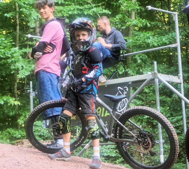 Jüngster Fahrer beim King of the Trail