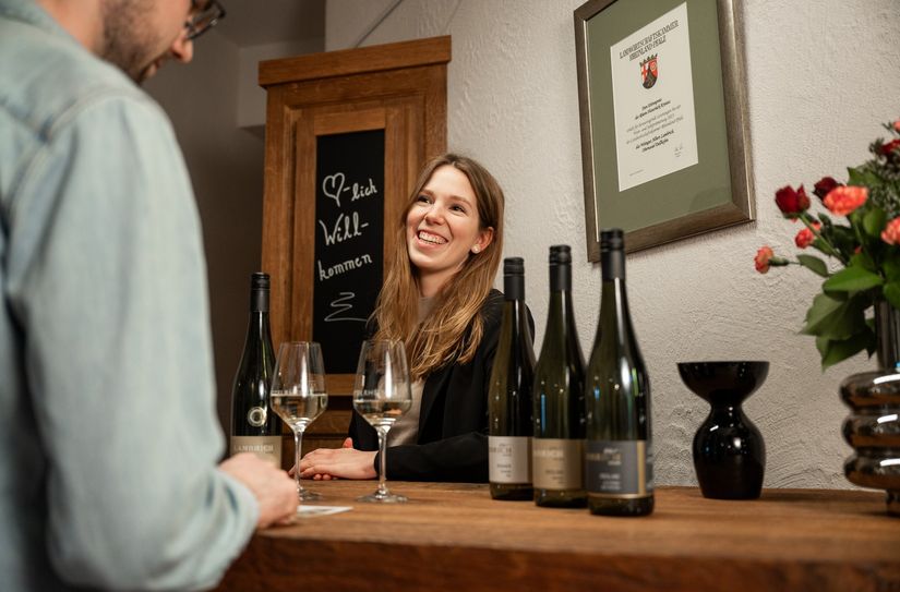 ...Wein und allem, was dazugehört.