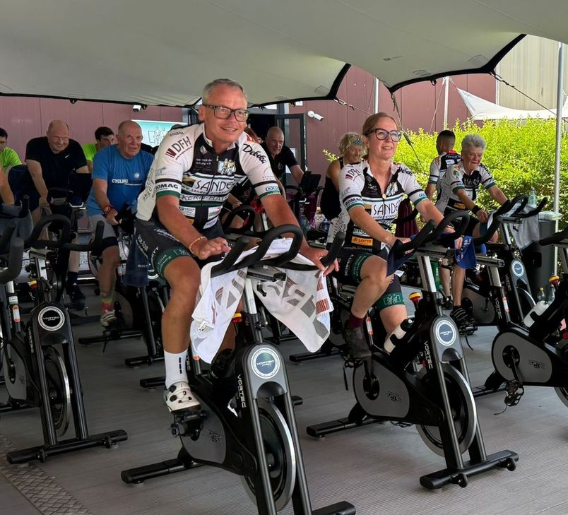 Bei »Cycling4Hope« 2026 wird im Kursaal Gemünd in die Pedale getreten.