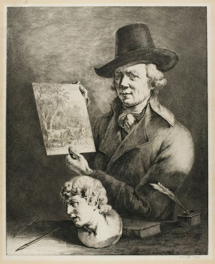 Jean-Jacques de Boissieu (1736-1810). Selbstporträt 1796. Foto: FF