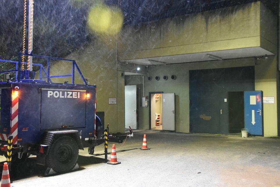 So sah es im Cyber-Bunker in Traben-Trarbach aus. Foto: LKA Rheinland-Pfalz