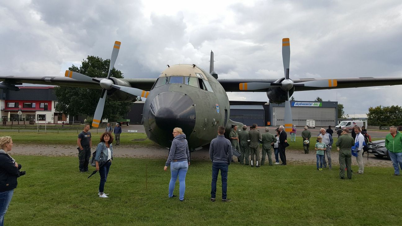 Die Transall ist gelandet.