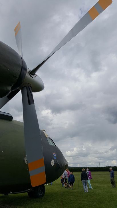 Riesige Propeller.