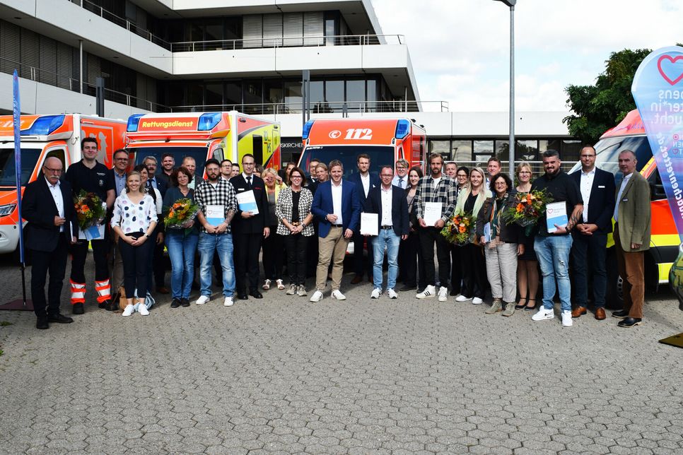 Die Initiative »Region Aachen rettet« engagiert sich für eine Verbesserung der Erstrettung von Notfällen. Auch der Kreis Euskirchen ist beteiligt.