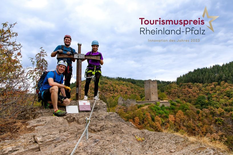 Das Foto stammt vom Burgenklettersteig.