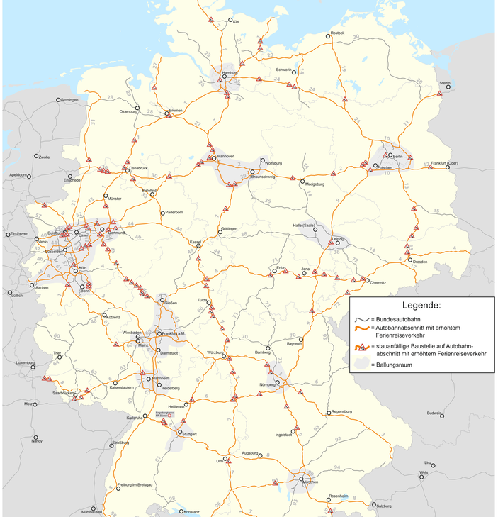 Staurisikokarte vom 16. März 2026 bis 19. April 2026