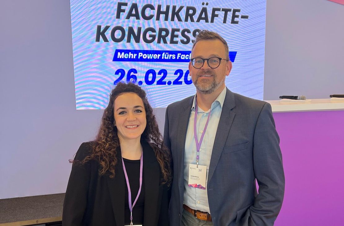 Hannah Wagner und Achim Kistner.