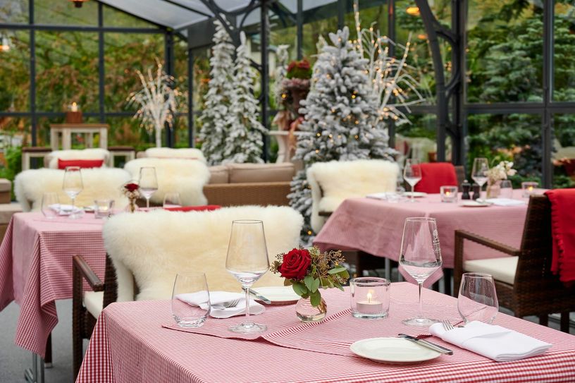 »Kallbachs Orangerie« am Simonskaller Landhotel ist nicht nur ein Hingucker, der eine Wohlfühlatmosphäre schafft, sie ist auch Mutmacher für andere Gastronomen in der Corona-Pandemie.Foto: Privat