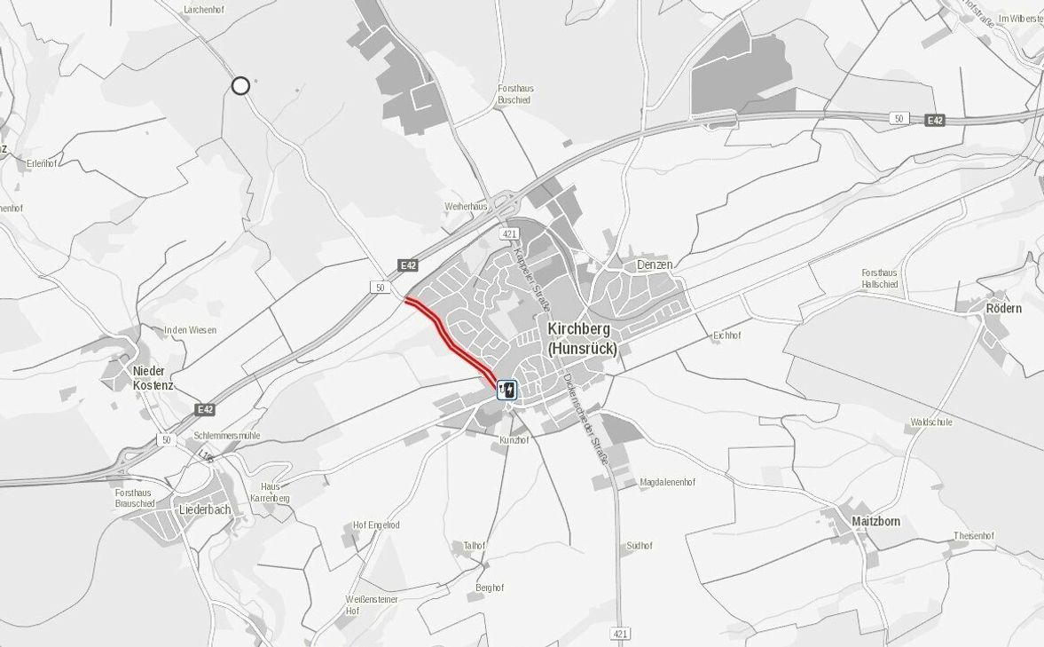 Seprrung in Kirchberg