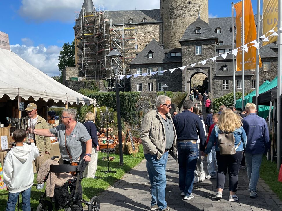 Die Burggärten boten viel.