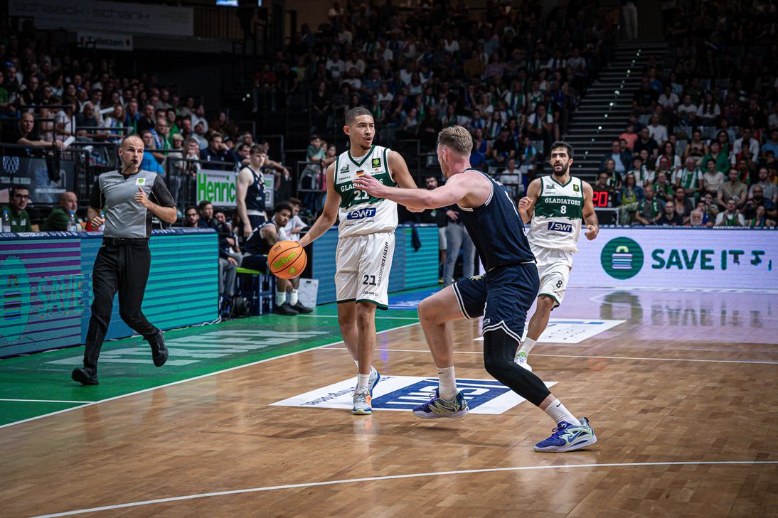 Der Shooting Guard der Gladiators: Evans Rapieque