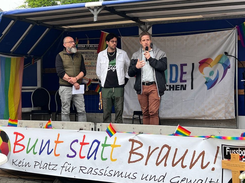 Landrat Markus Ramers (re.) hatte gemeinsam mit Euskirchens Bürgermeister Sacha Reichelt die Schirmherrschaft über die Veranstaltung übernommen.