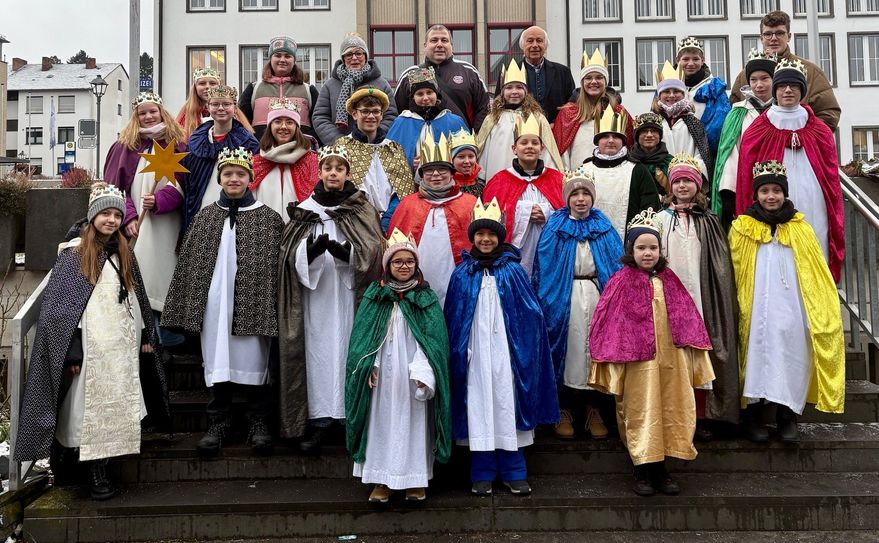 Sternsinger im Rathaus