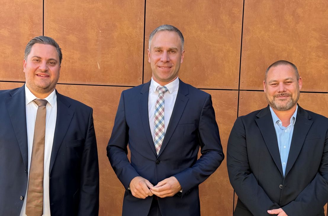 Zur Wahl des Landrats traten an: Dr. Johannes Zierden (li.), Nico Steinbach (Mitte) und Peter Einert (re.).