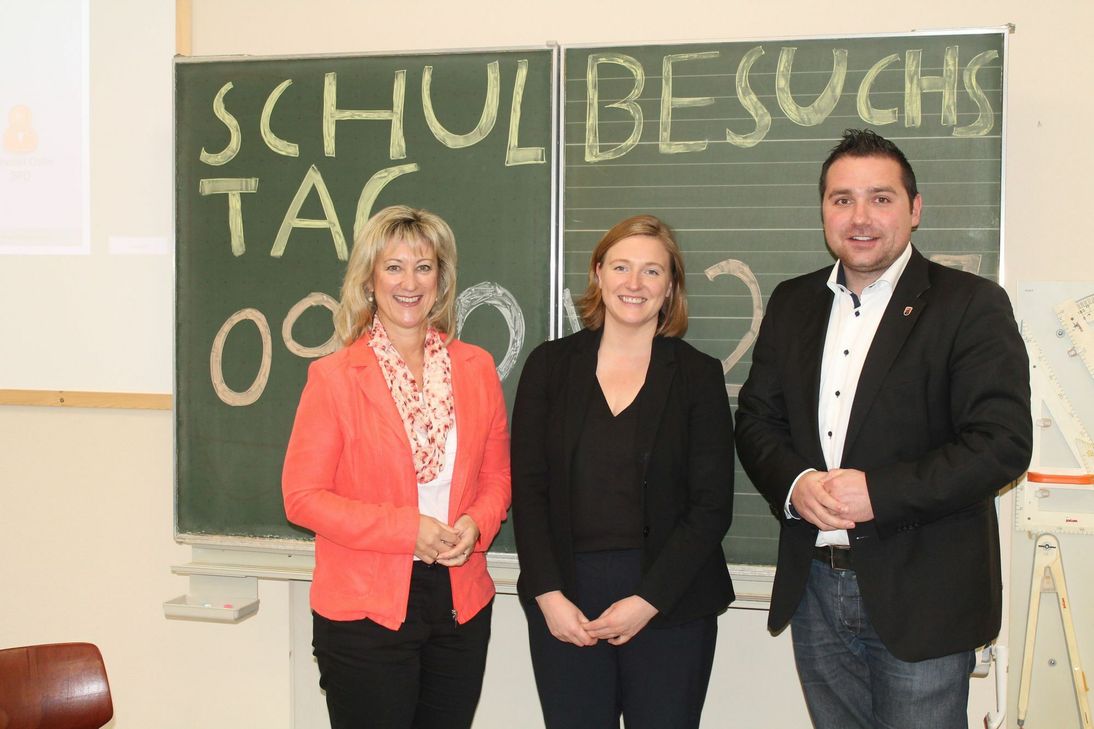 Von links: Anke Beilstein, Katharina Binz und Benedikt Oster.