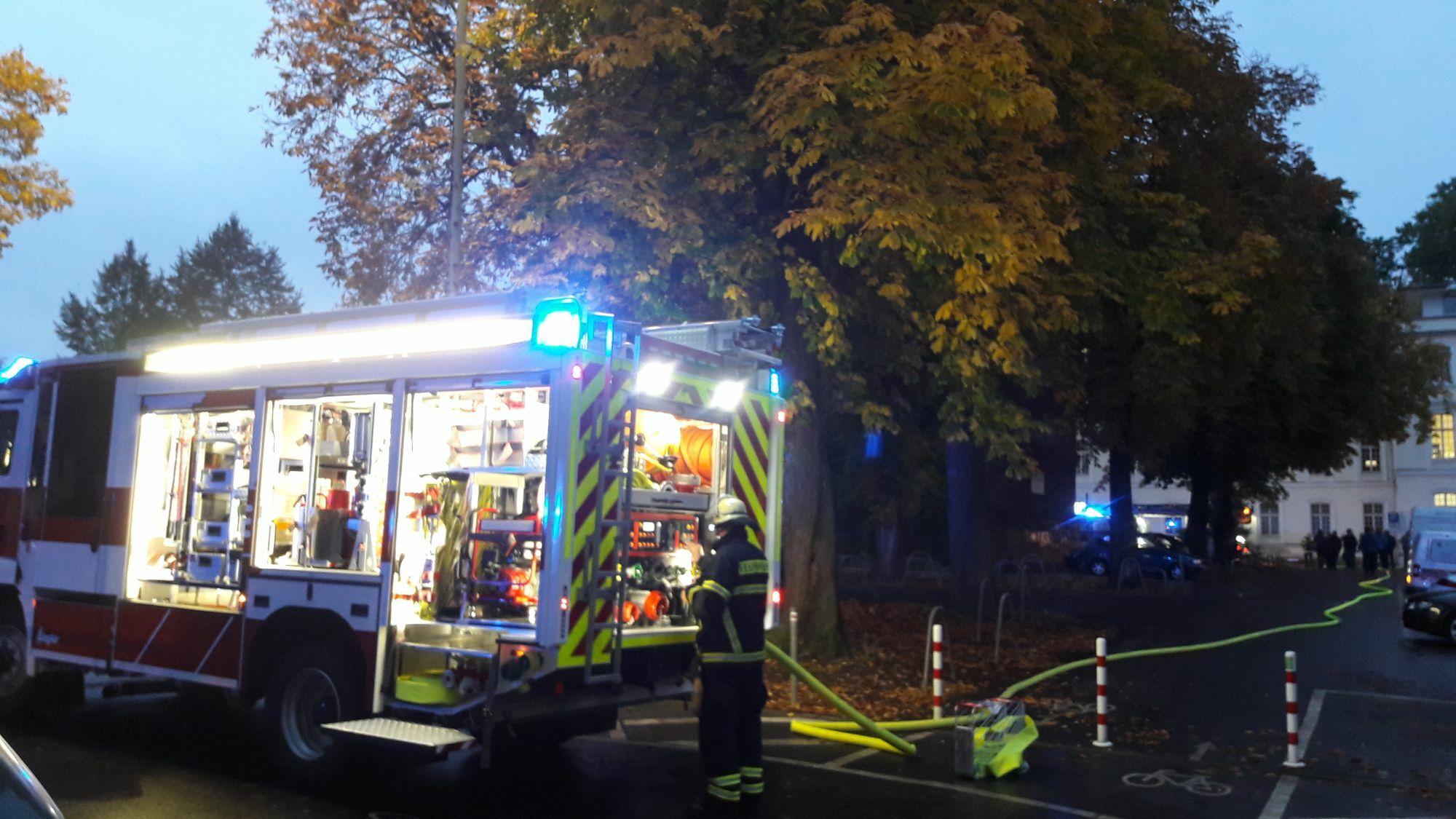 Brand im Jugendamt. Foto: Siko