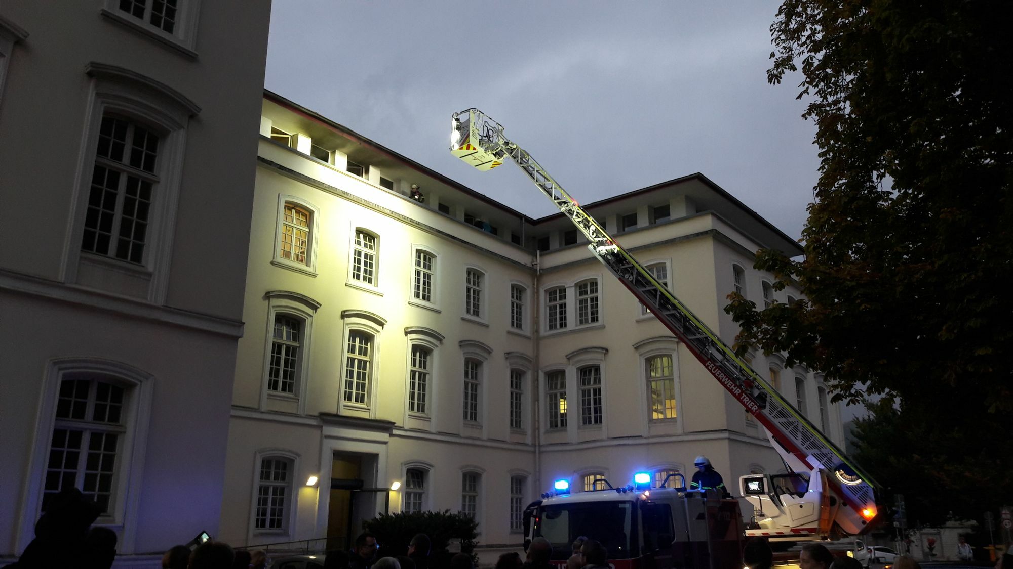 Brand im Jugendamt. Foto: Siko
