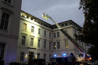 Brand im Jugendamt. Foto: Siko