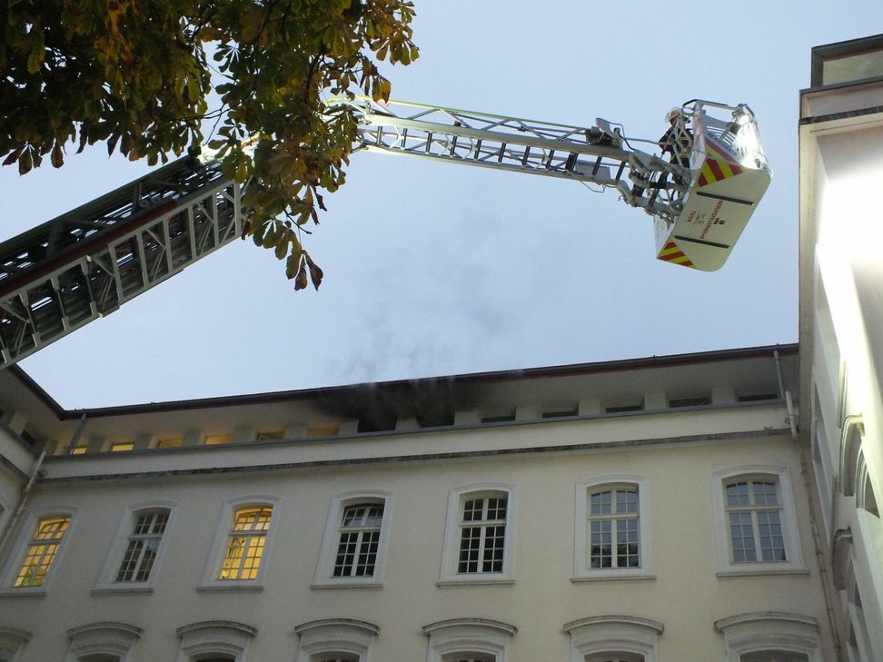 Brand im Jugendamt. Foto: Siko