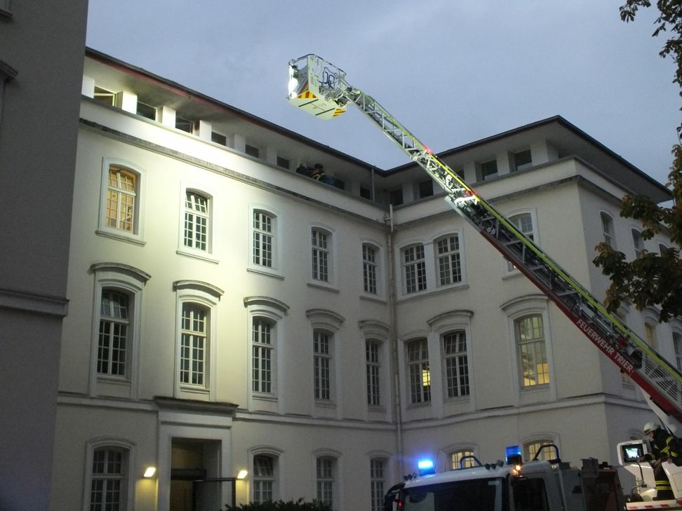 Brand im Jugendamt. Foto: Siko