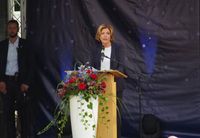 Gedenkveranstaltung zum Jahrestag der Flutkatastrophe in Bad Neuenahr.