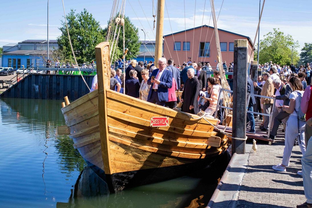 Reger Andrang herrschte bei der Besichtigung des Schiffes.